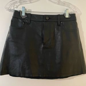 Alice+ Olivia Leather mini skirt